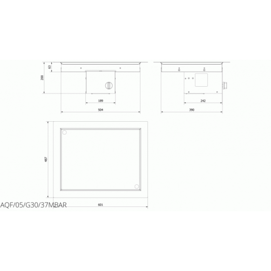  Газовий пальник Kratki AQF 05