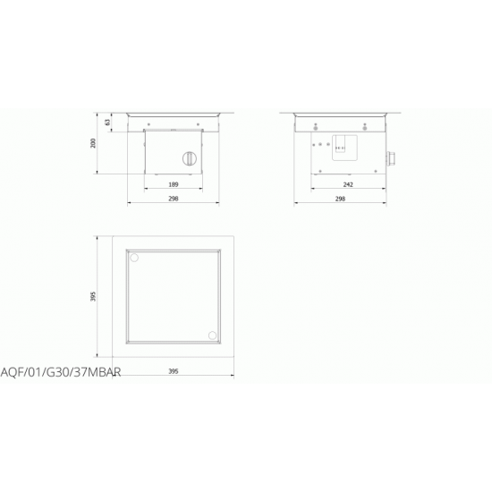 Газова горілка Kratki AQF 01