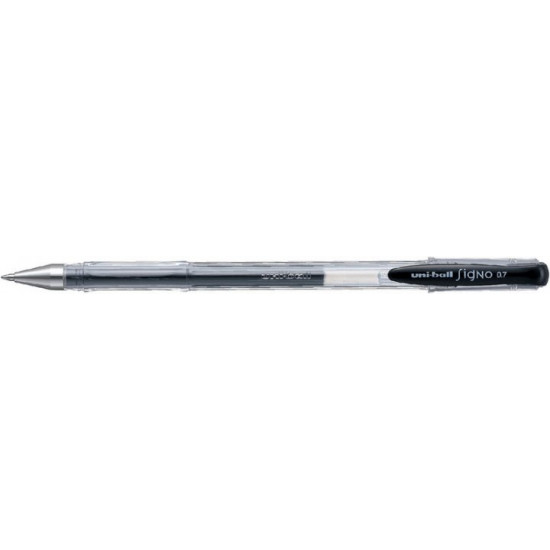 Gel pen Uni uni-ball Signo fine black 0.7mm (UM-100.(07).Black)