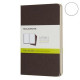 3 Moleskine Cahier notebooks small brown CH013P2