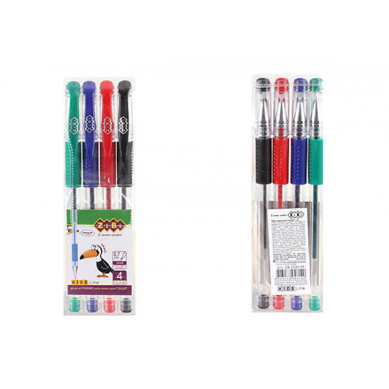 Set of 4 gel pens STANDARD 4 colors ZIBI (ZB.2202-99)