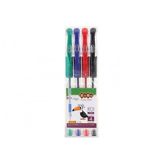 Set of 4 gel pens STANDARD 4 colors ZIBI (ZB.2202-99)