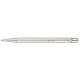 Ballpoint pen Waldmann Tango silver with linear texture (W0003)