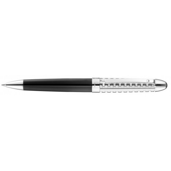 Waldmann Precieux ballpoint pen black textured surface (W3106)