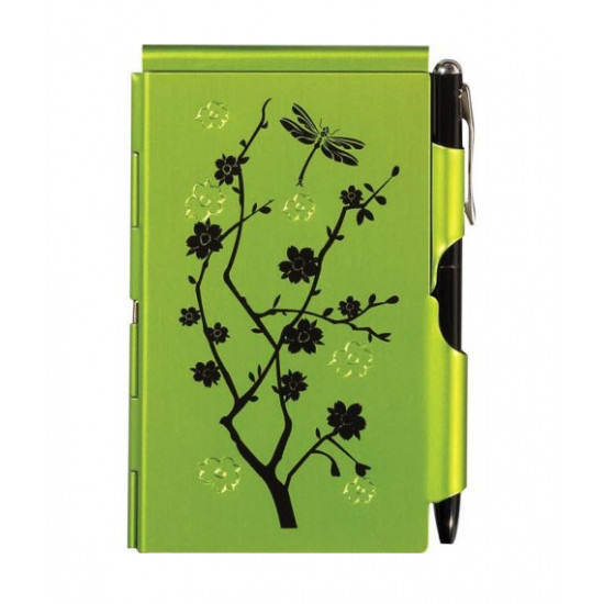 Pocket notebook with pen Troika Lime Blossom