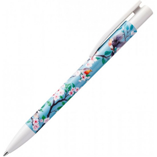 Automatic ballpoint pen Herlitz Ladylike Birds Blue 1 mm Multi-colored body (50021697)