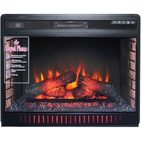 Electric fireplace with heating Royal Flame Vision 30 EF LED FX