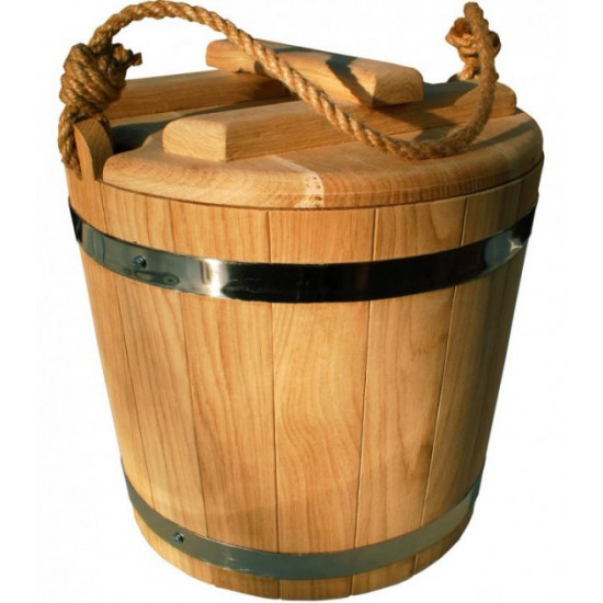 Bucket for pickles oak 15 l.