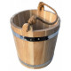 Bucket for bath oak 15 l.