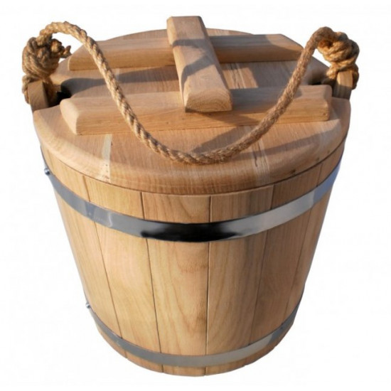 Bucket for pickles oak 15 l.