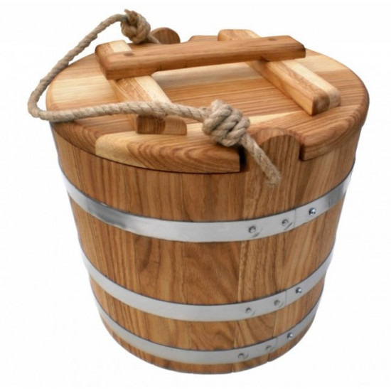 Bucket for pickles oak 15 l.