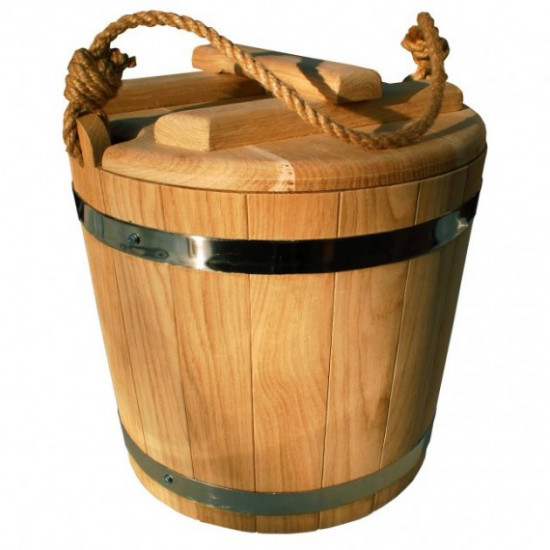 Bucket for pickles oak 10 l.