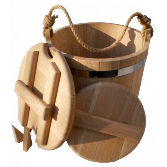 Bucket for pickles oak 20 l.