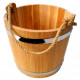 Bucket for bath oak 7 l.