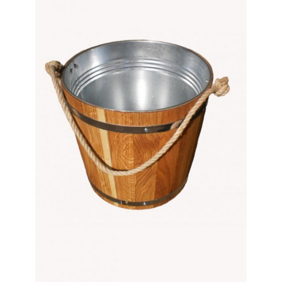 Bath bucket ash with metal insert 15 l.