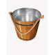 Bath bucket ash with metal insert 15 l.