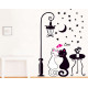 Interior wall sticker Green Life Cats in love DM57-0099