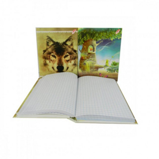 Notebook A6 160 sheets “Feather” A-Toys (3B-29)