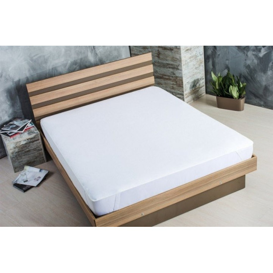 Mattress cover IDEIA Aqua Stop Classic 140x200 cm White