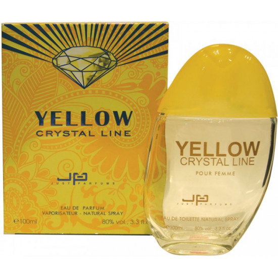 Eau de toilette for women Just Parfums Yellow Crystal Line 100 ml (8907202000284)