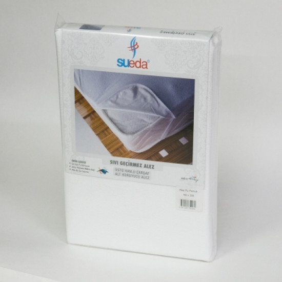 Waterproof mattress cover Sueda Anti-water 200*200 cm terry with elastic bands