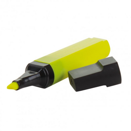 Text marker Auchan, yellow