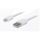 Кабель Real-El USB 2.0 AM-8pin 1 м White (EL123500033)