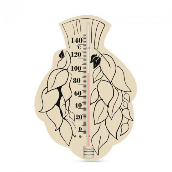 Sauna thermometer Steklopribor TS No. 6, base - wood (0...+150 °C) (300415)