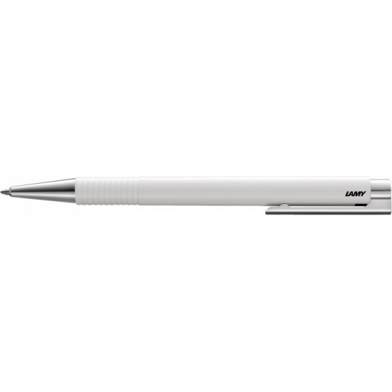 Ballpoint pen Lamy Logo M+ White / Refill M16 1 mm Blue (4014519654186)