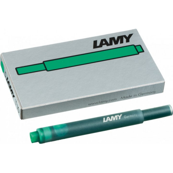 Set of ink cartridges Lamy T10 Green 5 pcs (4014519114789)