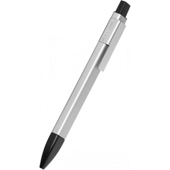 Moleskine Pro ballpoint pen Black 1 mm Silver body (8053853601391)