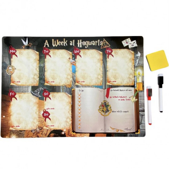 Magnetic Week Planner Harry Potter A Week at Hogwarts LifeFLUX A3