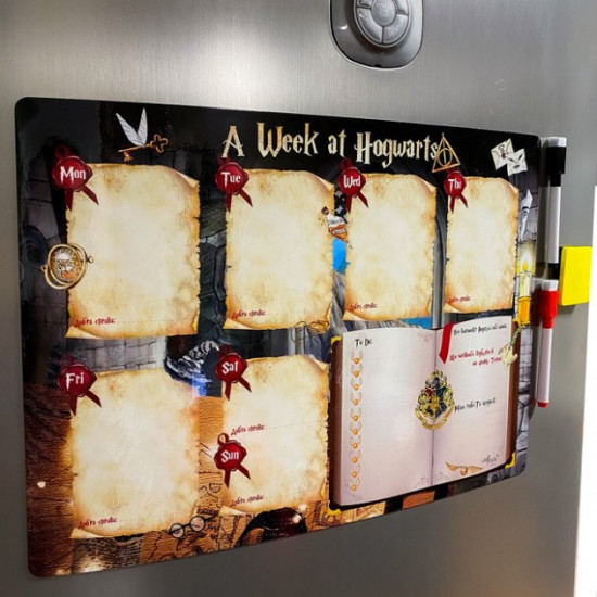 Magnetic Week Planner Harry Potter A Week at Hogwarts LifeFLUX A3