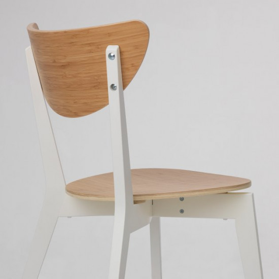 Chair IKEA NORDMYRA white, bamboo 803.732.27