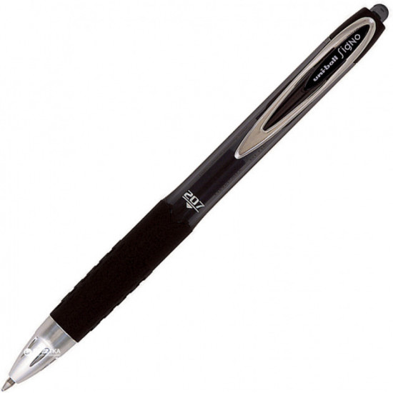 Gel pen Uni uni-ball Signo black 0.7mm (UMN-207.Black)