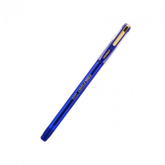 Ballpoint pen Unimax Fine Point Gold Dlx blue 0.7mm (ux-139-02)