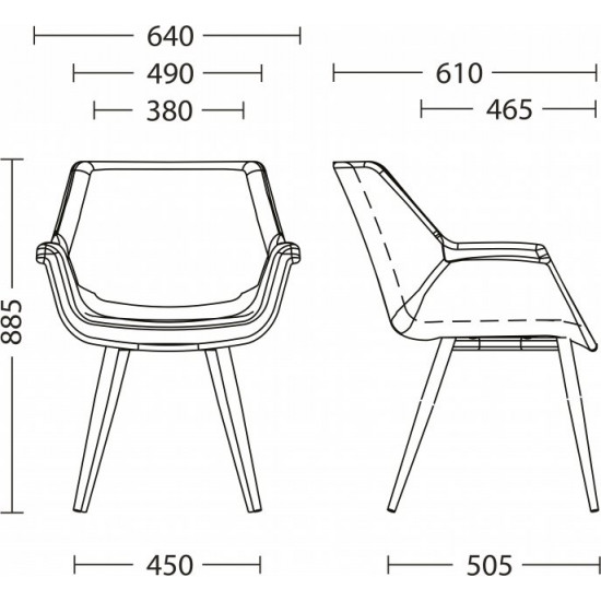 Chair Nowy Styl VENSAN ordf HN WHITE (BOX) RONI-01