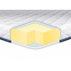 Thin mattress Eurosleep Big Memory jacquard 160x190 cm