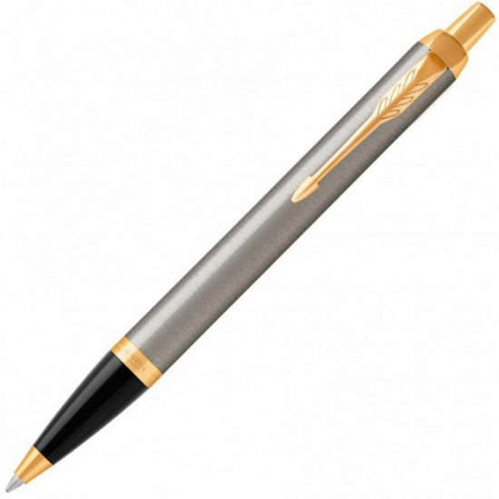  Ручка шариковая Parker IM в фирменной коробке brushed meta (22232)