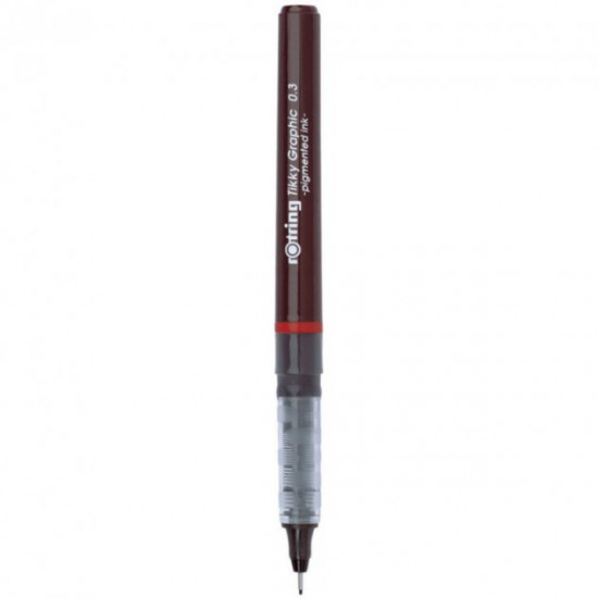 Rollerball pen Rotring Drawing Tikky Graphic dark red (R1904753)