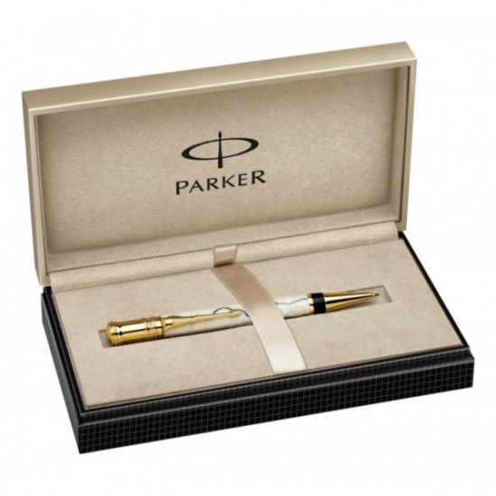 Ballpoint pen Parker Duofold pearl and black (91 632Zh)