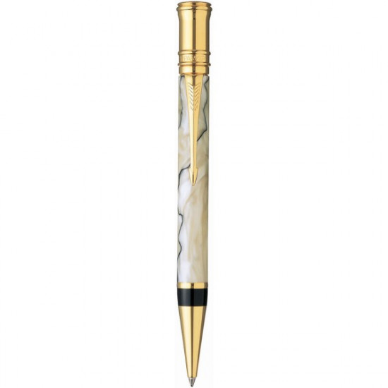 Ballpoint pen Parker Duofold pearl and black (91 632Zh)