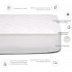 Mattress cover MirSon Tencel (Modal) Double-sided Aloe Vera 313 200x220 (2200000355409)