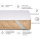 Anti-allergenic mattress cover MirSon Universal Double-sided 226 80x190 (2200000371614)