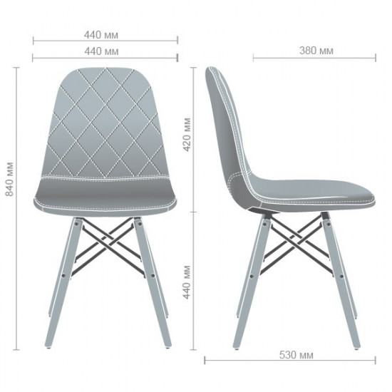 Dining chair for kitchen, cafe, bar Lorenzo beech wood/fabric light olive AMF