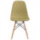 Dining chair for kitchen, cafe, bar Lorenzo beech wood/fabric light olive AMF