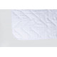 Mattress cover with Teflon pattern water-repellent 60120+M White IGLEN with elastic bands at the corners