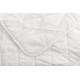 Jacquard-satin mattress cover 60120-8 White hypoallergenic IGLEN VIP Quality