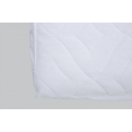 Waterproof mattress cover 60120 BC White with knitted terry top VIP IGLEN