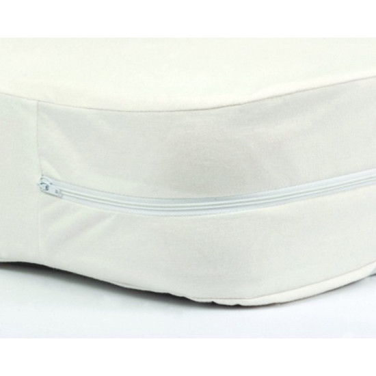 Spring mattress cover, size 70x190x20 cm, cream